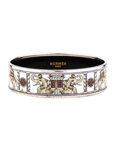 hermès enamel bracelet|authentic hermes bracelet.